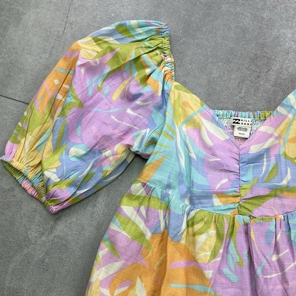 🔆BILLABONG🔆BE MINE DRESS MINI FLORAL VACATION - Picture 11 of 13